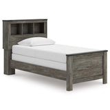 Frandern Black/Gray Youth Bookcase Panel Bedroom Set by Ashley at Eve Furniture