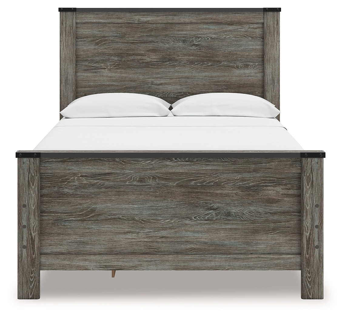 Frandern Black/Gray Youth Storage Platform Bedroom Set with 2 Drawers by Ashley at Eve Furniture