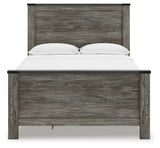 Frandern Black/Gray Youth Storage Platform Bedroom Set with 2 Drawers by Ashley at Eve Furniture