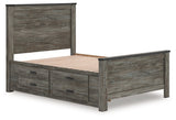 Frandern Black/Gray Youth Storage Platform Bedroom Set with 2 Drawers by Ashley at Eve Furniture