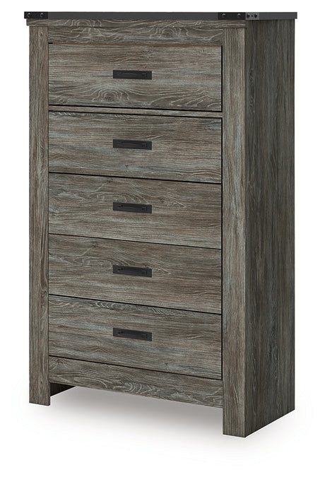 Frandern Gray Chest of Drawers by Ashley at Eve Furniture