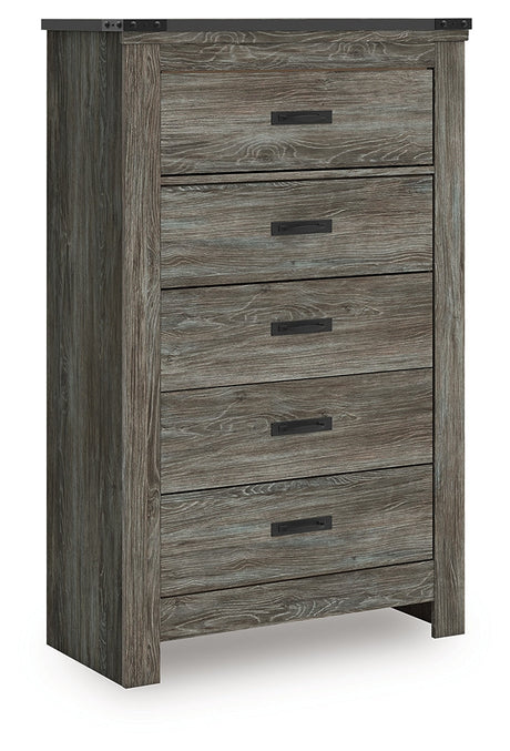 Frandern Gray Chest of Drawers by Ashley at Eve Furniture