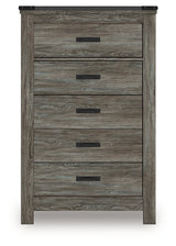 Frandern Gray Chest of Drawers by Ashley at Eve Furniture