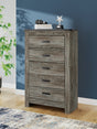 Frandern Gray Chest of Drawers by Ashley at Eve Furniture