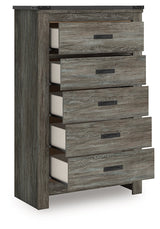 Frandern Gray Chest of Drawers by Ashley at Eve Furniture
