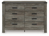 Frandern Gray Dresser by Ashley at Eve Furniture
