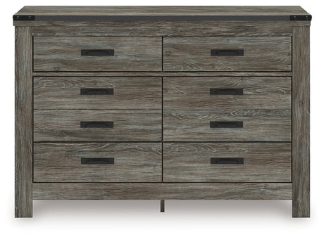 Frandern Gray Dresser by Ashley at Eve Furniture