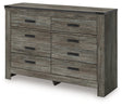 Frandern Gray Dresser by Ashley at Eve Furniture