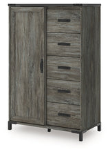 Frandern Gray Dressing Chest by Ashley at Eve Furniture