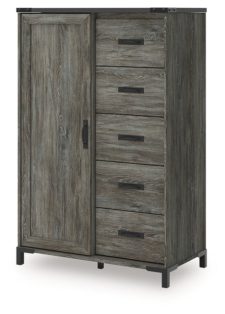 Frandern Gray Dressing Chest by Ashley at Eve Furniture