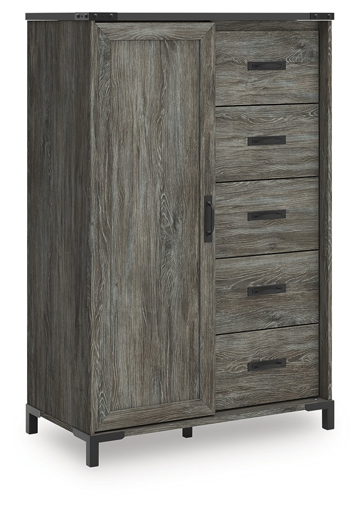 Frandern Gray Dressing Chest by Ashley at Eve Furniture