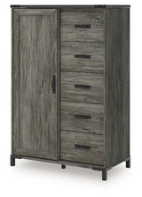 Frandern Gray Dressing Chest by Ashley at Eve Furniture