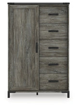 Frandern Gray Dressing Chest by Ashley at Eve Furniture