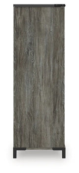 Frandern Gray Dressing Chest by Ashley at Eve Furniture