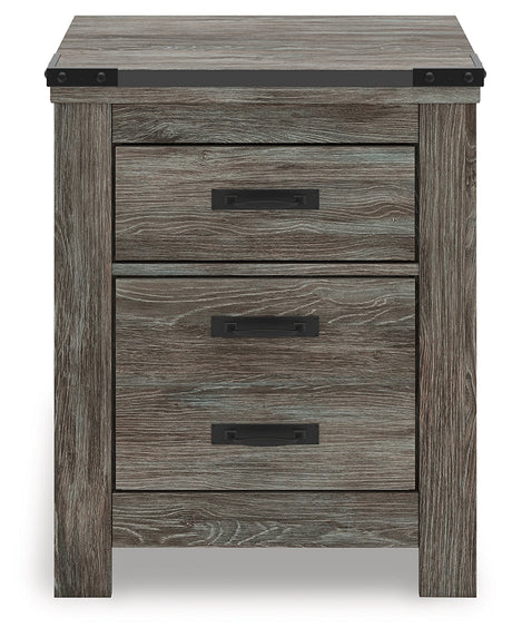 Frandern Gray Nightstand by Ashley at Eve Furniture