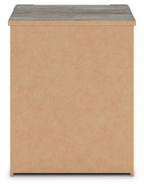 Frandern Gray Nightstand by Ashley at Eve Furniture