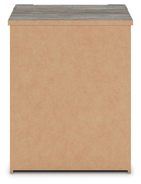 Frandern Gray Nightstand by Ashley at Eve Furniture