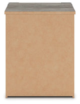 Frandern Gray Nightstand by Ashley at Eve Furniture