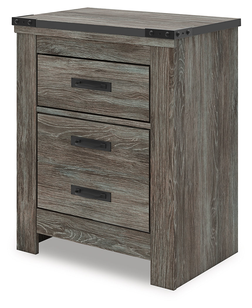 Frandern Gray Nightstand by Ashley at Eve Furniture