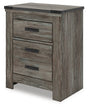 Frandern Gray Nightstand by Ashley at Eve Furniture