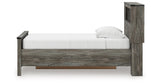 Frandern Gray Twin Bookcase Storage Platform Bed with 2 Drawers by Ashley at Eve Furniture
