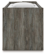 Frandern Gray Twin Loft Bed with Drawer Storage by Ashley at Eve Furniture