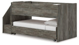 Frandern Gray Twin over Twin Loft Bed by Ashley at Eve Furniture