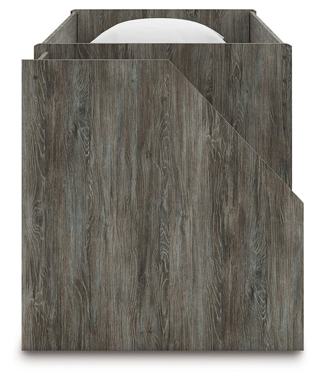 Frandern Gray Twin over Twin Loft Bed by Ashley at Eve Furniture