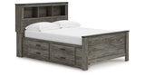 Frandern Gray Youth Bookcase Storage Platform Bedroom Set with 2 Drawers by Ashley at Eve Furniture