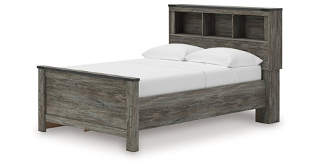Frandern Gray Youth Bookcase Storage Platform Bedroom Set with 2 Drawers by Ashley at Eve Furniture