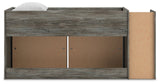 Frandern Twin Loft Bed with Bookcase Storage by Ashley at Eve Furniture