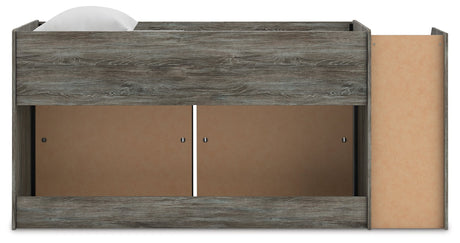 Frandern Twin Loft Bed with Bookcase Storage by Ashley at Eve Furniture