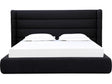 Frank Ember Queen Upholstered Wingback Platform Bed by Modus Furniture at Eve Furniture