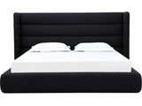 Frank Ember Queen Upholstered Wingback Platform Bed by Modus Furniture at Eve Furniture