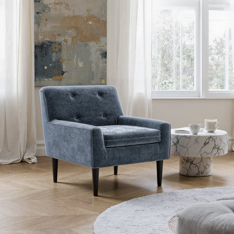Frankfurt Gray Armchair by Zuomod at Eve Furniture