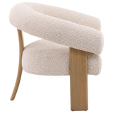 Frankie Chair, Cream by Dovetail at Eve Furniture