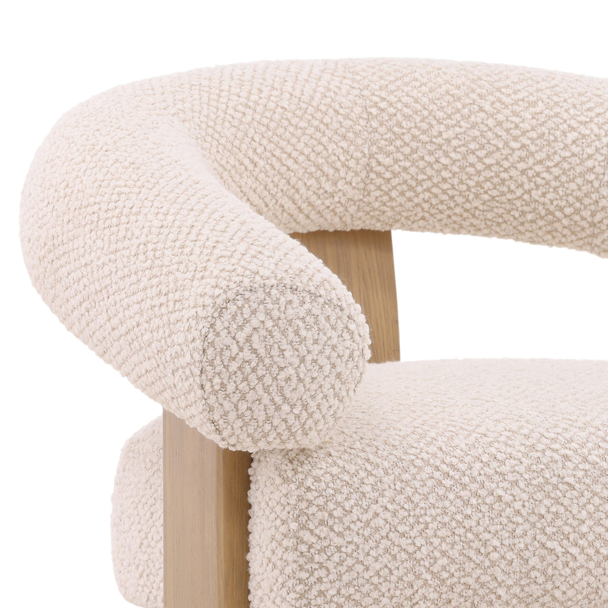 Frankie Chair, Cream by Dovetail at Eve Furniture