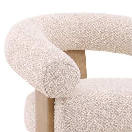 Frankie Chair, Cream by Dovetail at Eve Furniture