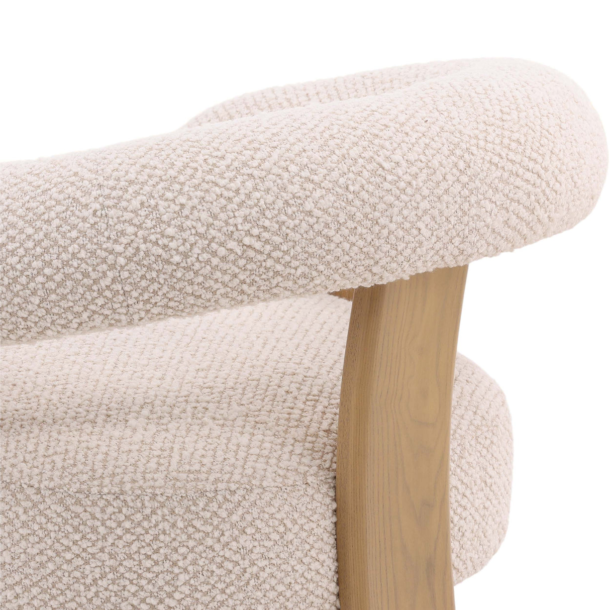 Frankie Chair, Cream by Dovetail at Eve Furniture