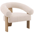 Frankie Chair, Cream by Dovetail at Eve Furniture