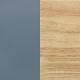 Frankie Van Courtland Blue and Natural Wood Twin Over Twin Bunk Bed by Coaster at Eve Furniture