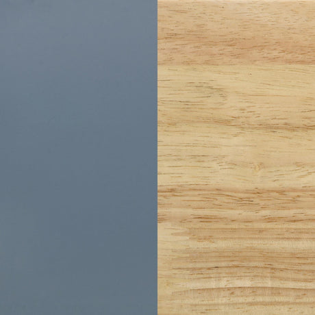 Frankie Van Courtland Blue and Natural Wood Twin Over Twin Bunk Bed by Coaster at Eve Furniture