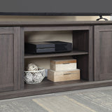 Franklin 60" TV Stand in Brown by Manhattan Comfort at Eve Furniture