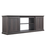 Franklin 60" TV Stand in Brown by Manhattan Comfort at Eve Furniture