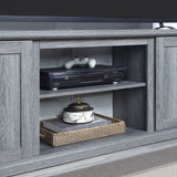Franklin 60" TV Stand in Grey by Manhattan Comfort at Eve Furniture