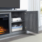 Franklin 60" TV Stand in Grey by Manhattan Comfort at Eve Furniture