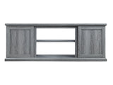 Franklin 60" TV Stand in Grey by Manhattan Comfort at Eve Furniture