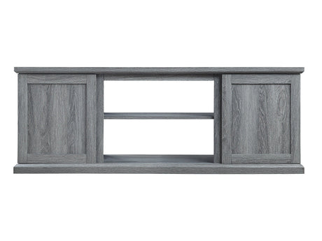 Franklin 60" TV Stand in Grey by Manhattan Comfort at Eve Furniture