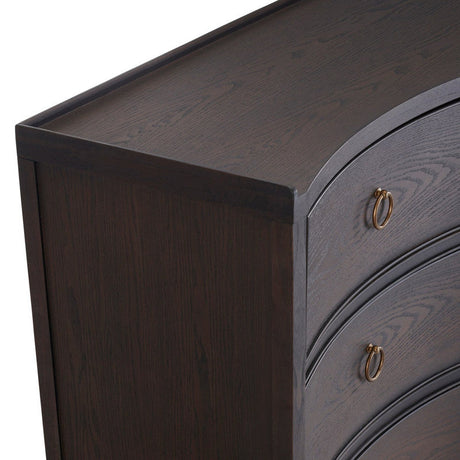 Franklin Brown Nine-Drawer Dresser by Crestview at Eve Furniture