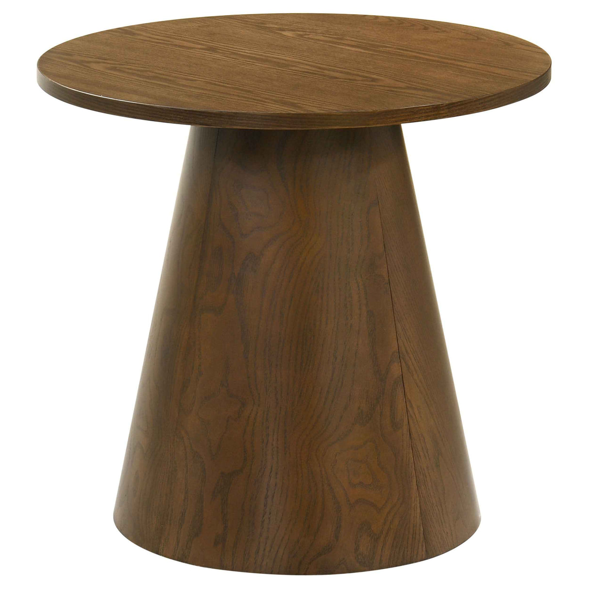 Franklin Dark Brown 3-piece Round Pedestal Coffee Table Set by Coaster at Eve Furniture
